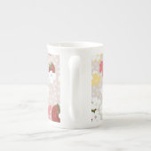 Wild Strawberry Flower Tall Mug ボーンチャイナマグカップ (裏面)
