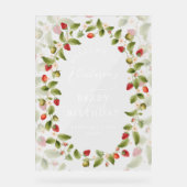 WILD STRAWBERRY SWEET BABY BIRTHDAY アクリルサイン (正面)