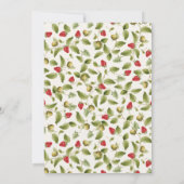 WILD STRAWBERRY SWEET BABY BIRTHDAY 招待状 (裏面)