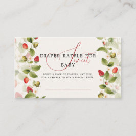 WILD STRAWBERRY SWEET BABY SHOWER エンクロージャーカード