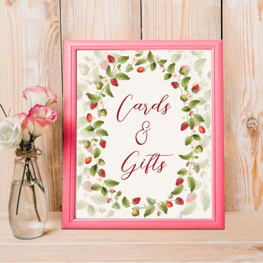 WILD STRAWBERRY SWEET BABY SHOWER ポスター