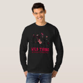 Wild Thing You Make My Heart Sing Skeleton Valenti Tシャツ (正面フル)