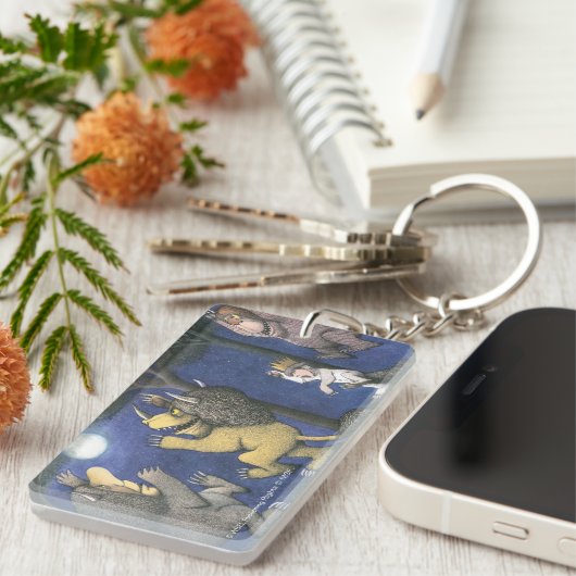 Wild Things and Max Dancing in Moonlight キーホルダー (正面右)