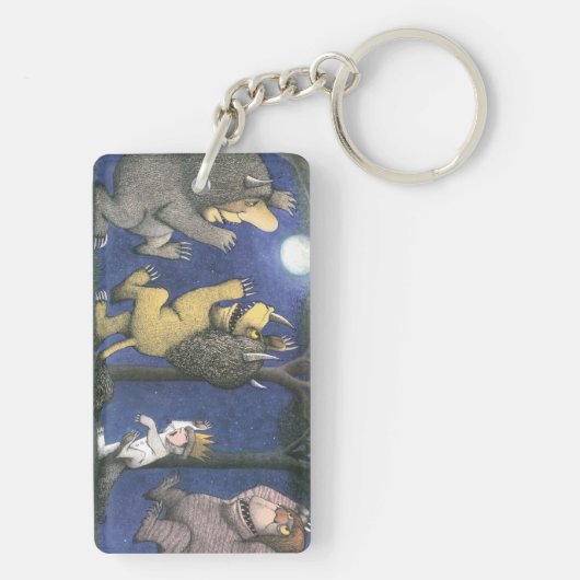 Wild Things and Max Dancing in Moonlight キーホルダー (裏面)