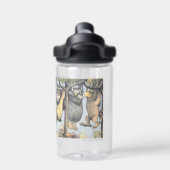 Wild Things and Max Swinging From Trees ウォーターボトル (背面)