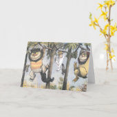 Wild Things and Max Swinging From Trees カード (黄色い花)