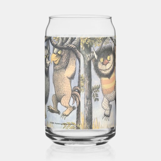 Wild Things and Max Swinging From Trees ガラス缶 (右)