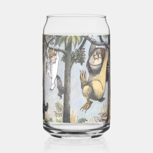 Wild Things and Max Swinging From Trees ガラス缶 (左)