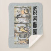 Wild Things and Max Swinging From Trees シェルパブランケット (正面)