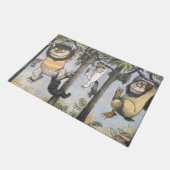 Wild Things and Max Swinging From Trees ドアマット (アングル)