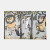 Wild Things and Max Swinging From Trees ドアマット (正面)