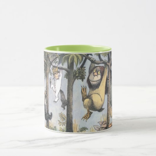Wild Things and Max Swinging From Trees マグカップ (中央)