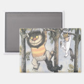 Wild Things and Max Swinging From Trees マグネット (正面/裏面)