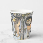 Wild Things and Max Swinging From Trees 紙コップ (右)