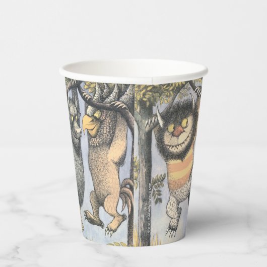 Wild Things and Max Swinging From Trees 紙コップ (右)