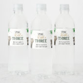 Wild & Three サファリ 誕生日招待状 ペットボトルラベル (ボトル)