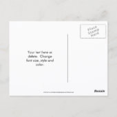 Wild Trout Lily Flower And Friend Personalized ポストカード (裏面)