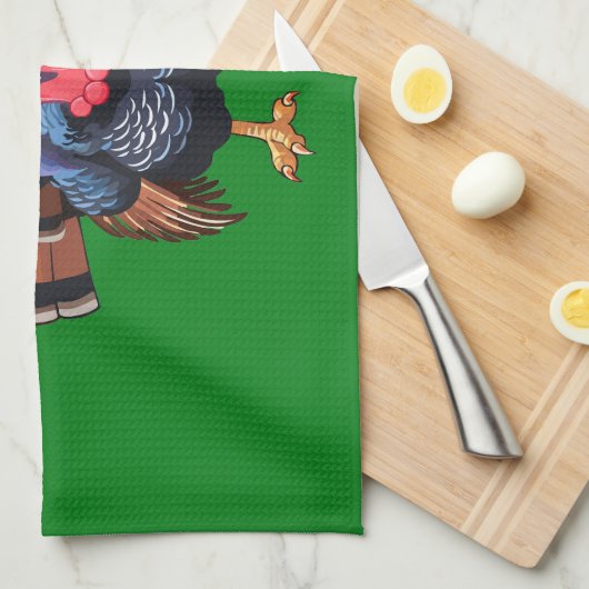 Wild turkey キッチンタオル (四つ折り)