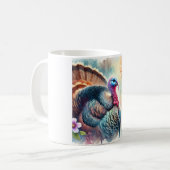 Wild Turkey in the Wilderness 030724AREF123 - Wate コーヒーマグカップ (正面左)