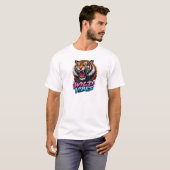 Wild Vibes Neon Tiger T-Shirt Tシャツ (正面フル)