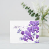 Wild Violets Post Card "Miss You" ポストカード (スタンド正面)