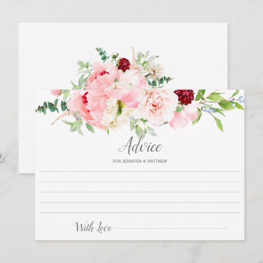 Wild Watercolor Garden Floral Advice | (正面/裏面)