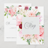 Wild Watercolor Garden RSVP | (正面/裏面)