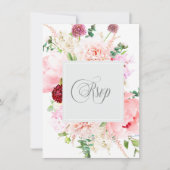 Wild Watercolor Garden RSVP | (正面)