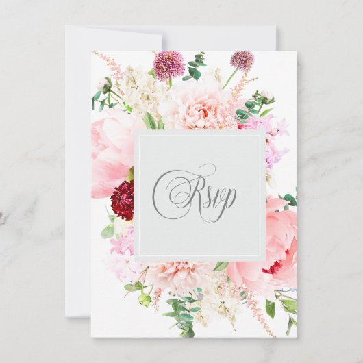 Wild Watercolor Garden RSVP | (正面)