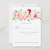 Wild Watercolor Garden RSVP | (裏面)