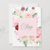 Wild Watercolor Garden RSVP | (正面)