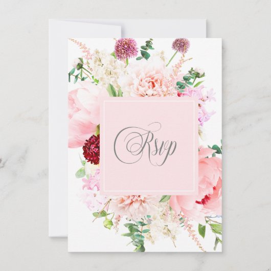 Wild Watercolor Garden RSVP | (正面)
