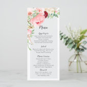Wild Watercolor Garden Wedding | メニュー (スタンド正面)