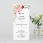 Wild Watercolor Garden Wedding | メニュー (スタンド正面)