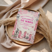 Wild West 1st Rodeo Birthday 招待状