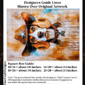 Wild West Beagle Dog In Cowboy Hat EY4 Decoupage 薄葉紙