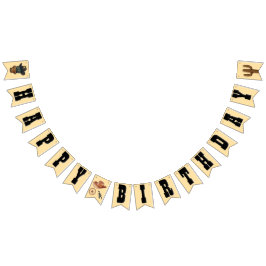 Wild West Buckin' Birthday バンティングフラッグ