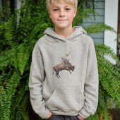 Wild West Bull Rider, Rodeo Cool Cowboy Hoodie