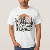 Wild_West_Cowboy_Adventure2 Tシャツ (正面)