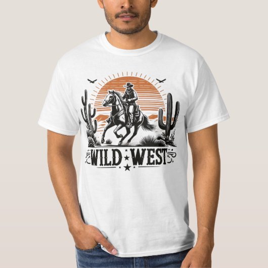 Wild_West_Cowboy_Adventure2 Tシャツ (正面)
