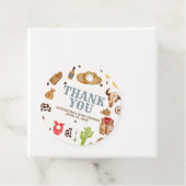 Wild West Cowboy Rodeo Baby Shower フェイバータグ (インサイチュ)