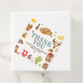 Wild West Cowboy Rodeo Baby Shower フェイバータグ (インサイチュ)
