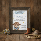 Wild West First Birthday • Little Buckaroo Theme 招待状