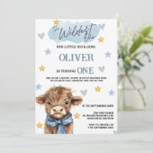 Wild West First Birthday • Little Buckaroo Theme 招待状 (スタンド正面)
