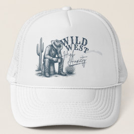 Wild West High Anxiety | おもしろ西部劇デザイン キャップ