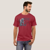 Wild West High Anxiety | おもしろ西部劇デザイン Tシャツ (正面フル)