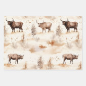 Wild West Horse Birthday ラッピングペーパーシート (正面)