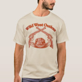 "Wild West Outlaw " Tシャツ (正面)