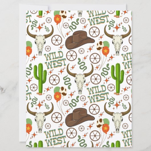 Wild West Scrapbook Paper (正面)