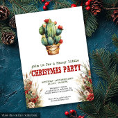 Wild West typography Christmas party digital   招待状